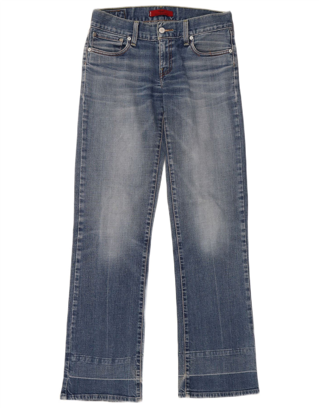 Jeans dritti dal taglio quadrato Levi's Eve da donna W30 L34 in cotone blu
