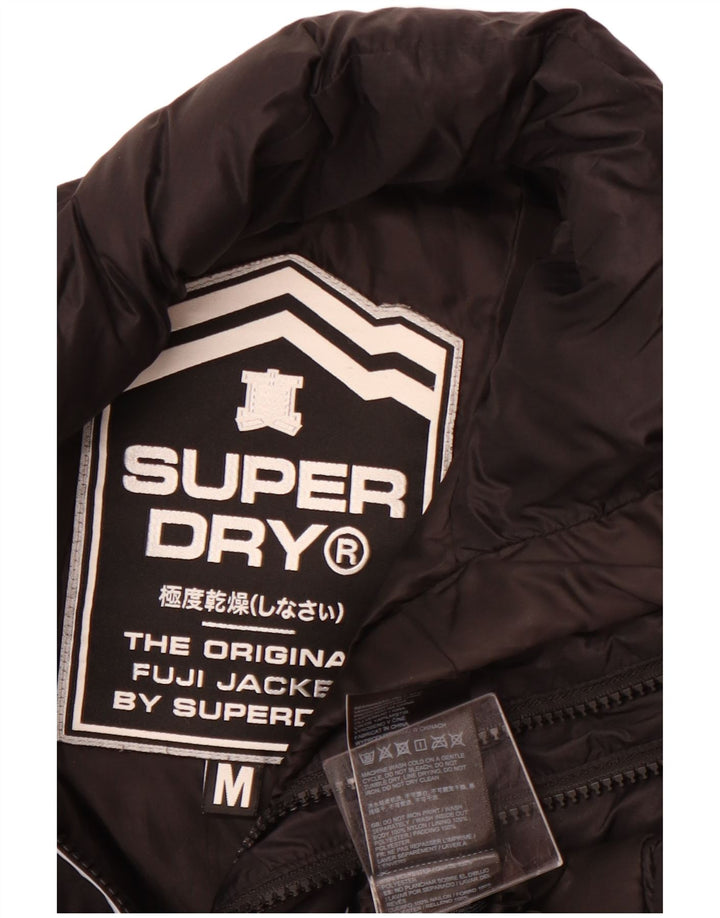Giacca imbottita da uomo Superdry UK 38 nylon nero medio
