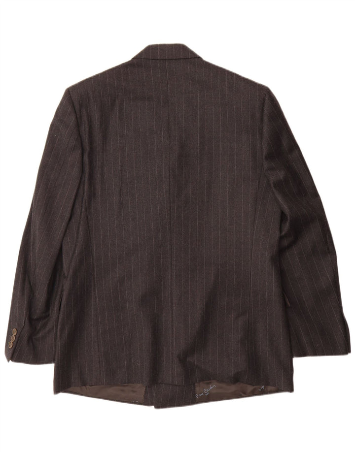 Abito da uomo doppiopetto in 2 pezzi Pierre Cardin UK 40 grande grigio classico