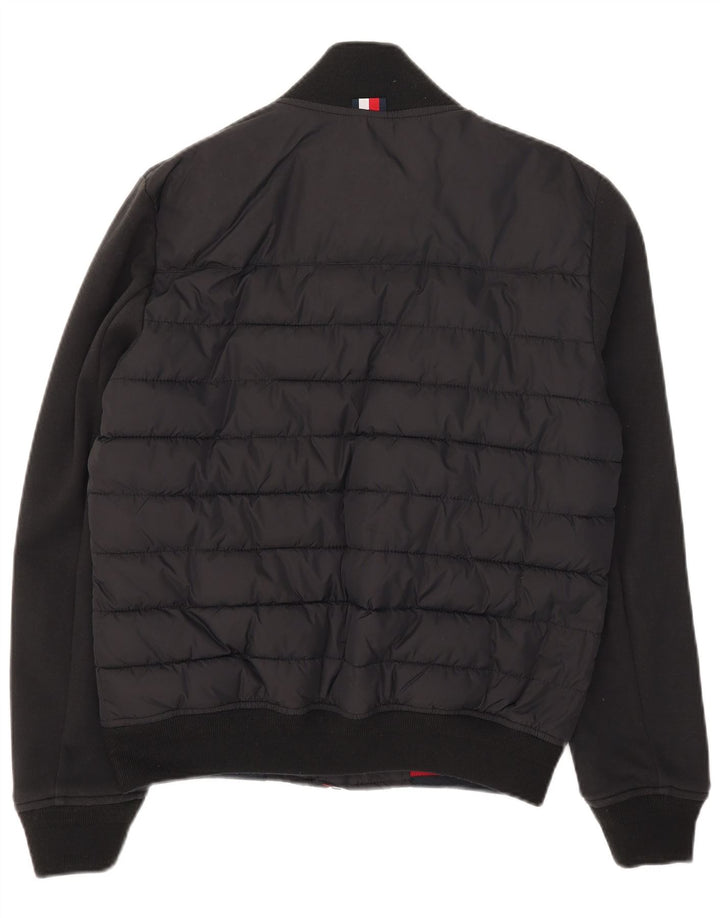 Giacca imbottita bomber da uomo Tommy Hilfiger UK 36 piccola nera