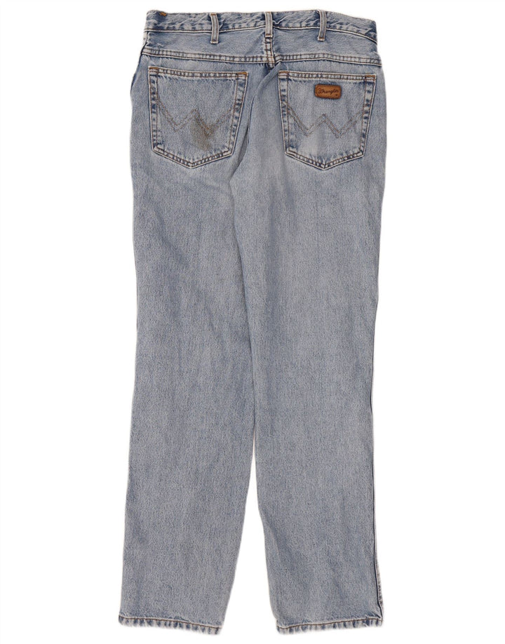 Jeans dritti da uomo Wrangler Texas W33 L32 cotone blu