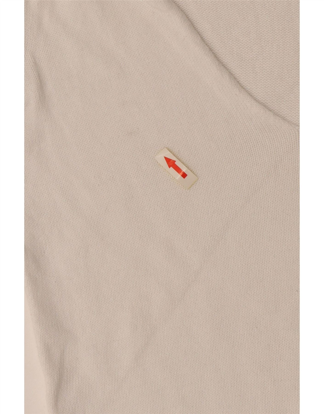 Maglione maglione con scollo a V da donna Lotto UK 12 Cotone bianco medio