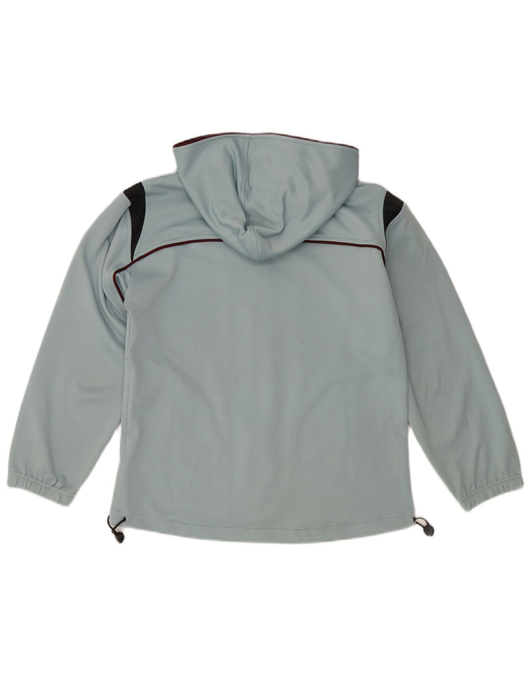 Giacca sportiva da uomo con cappuccio Asics, piccola, in poliestere color block blu