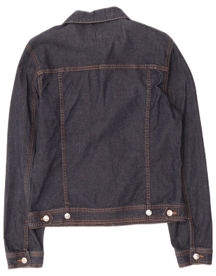 Giacca in denim da donna Escada IT 36 XS Blu navy in cotone
