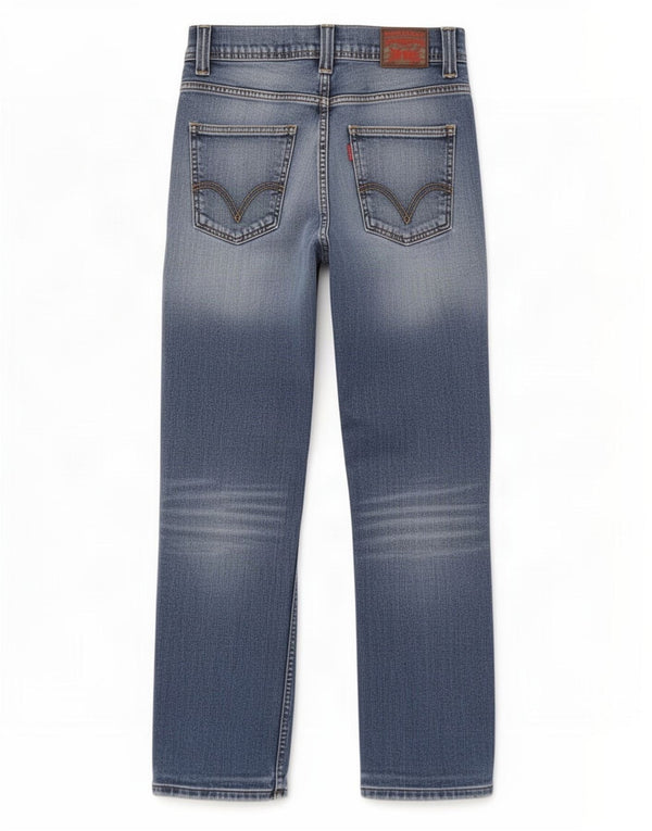 Jeans Levi's da donna 511 slim invecchiati W30 L29 cotone blu