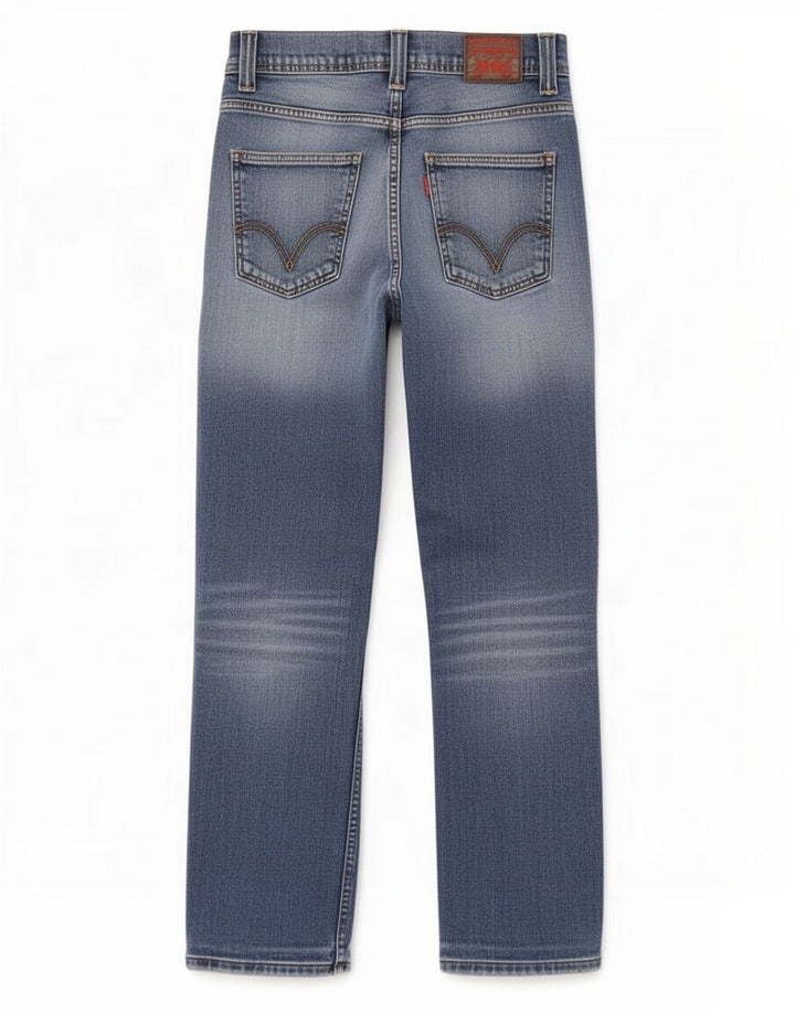 Jeans Levi's da donna 511 slim invecchiati W30 L29 cotone blu