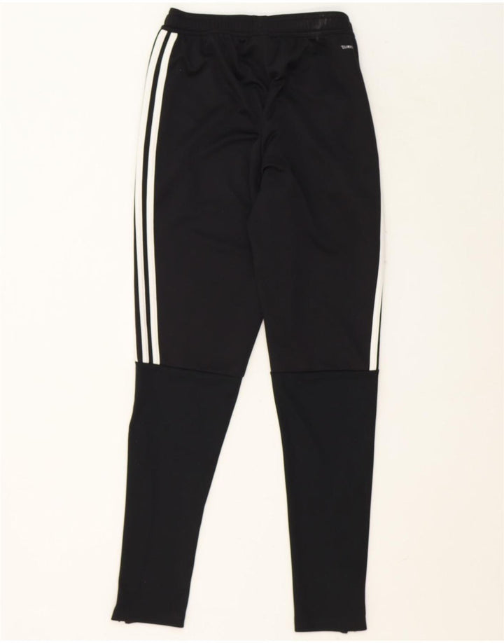 ADIDAS Womens Climalite Tracksuit Trousers UK 6 XS Black Polyester Vintage Adidas and Second-Hand Adidas from Messina Hembry 