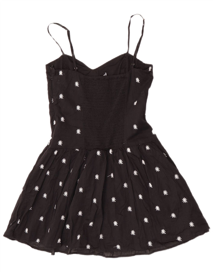 Prendisole Zara da donna UK 8 piccolo floreale nero