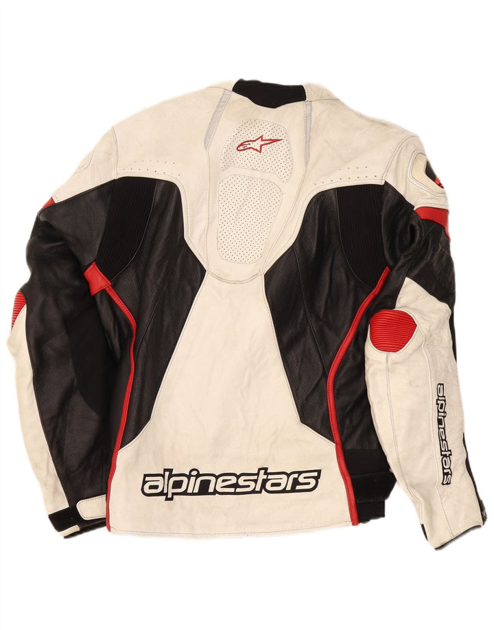 Giacca Alpinestars Graphic Racer da uomo taglia 52 Large White Colourblock