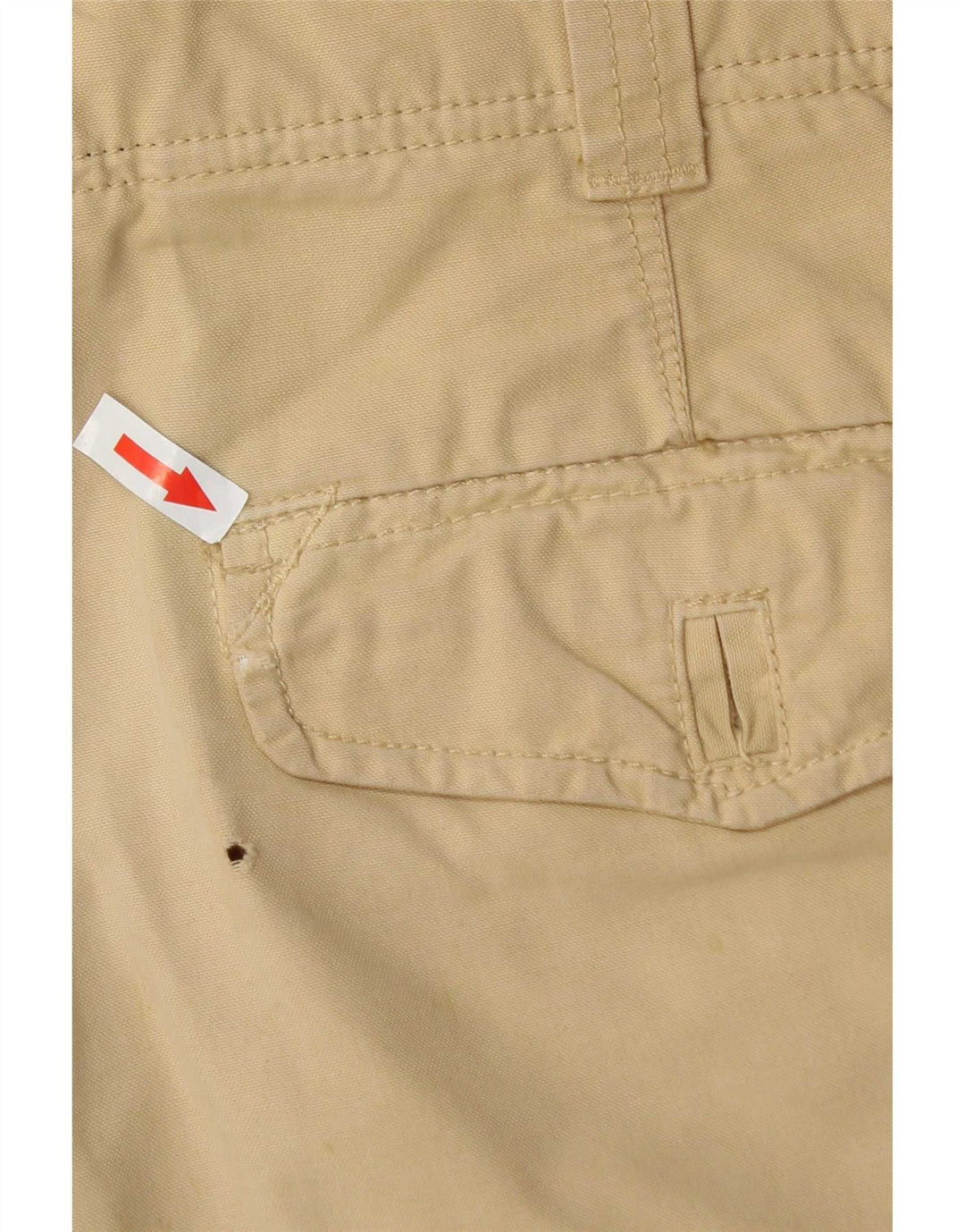 Pantaloncini cargo da uomo Tommy Hilfiger W30 cotone kaki medio