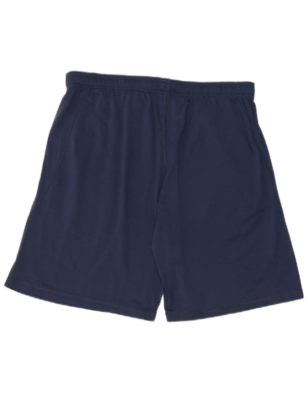 Pantaloncini sportivi Under Armour da uomo Heat Gear Large in poliestere blu navy