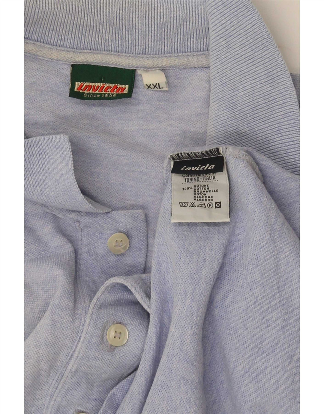 Polo Invicta Uomo 2XL Cotone Blu