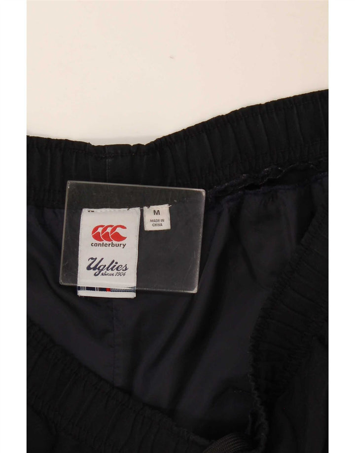 Pantaloni da tuta con grafica da uomo Canterbury medi neri