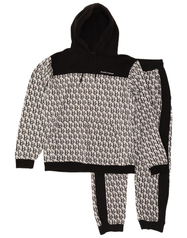 Tuta intera da uomo con vestibilità regolare grafica BLACK SQUAD XL White Colourblock