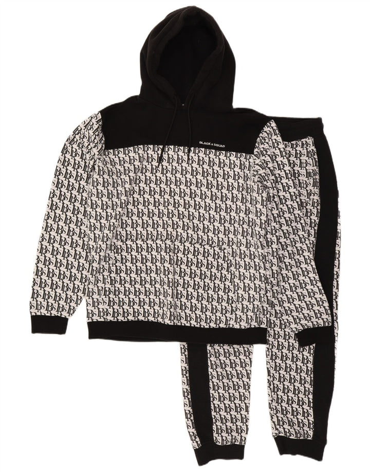 Tuta intera da uomo con vestibilità regolare grafica BLACK SQUAD XL White Colourblock