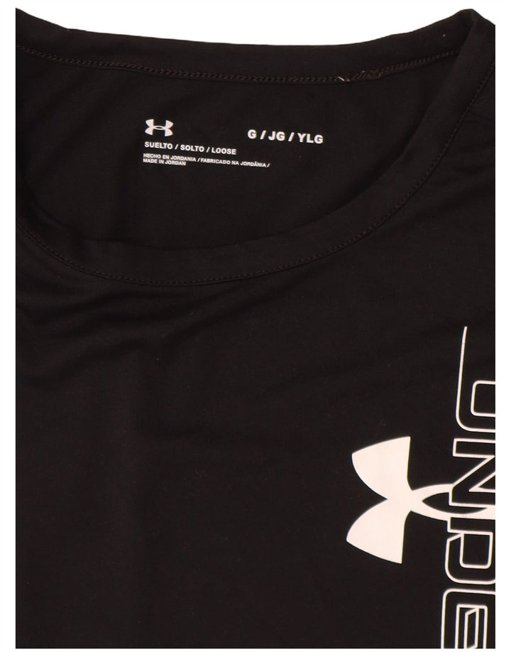 T-shirt grafica ampia UNDER ARMOUR per ragazzi 11-12 anni Large Nera