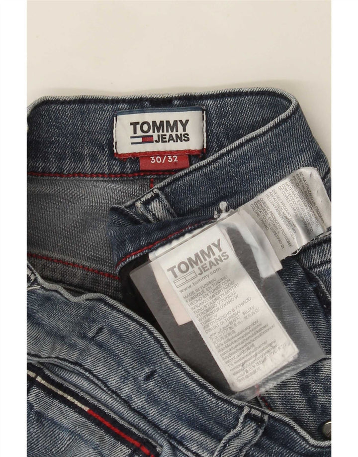 Jeans slim da uomo Tommy Hilfiger W30 L32 cotone blu