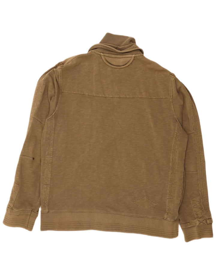 Giacca utility da uomo Fat Face XL in cotone screziato kaki