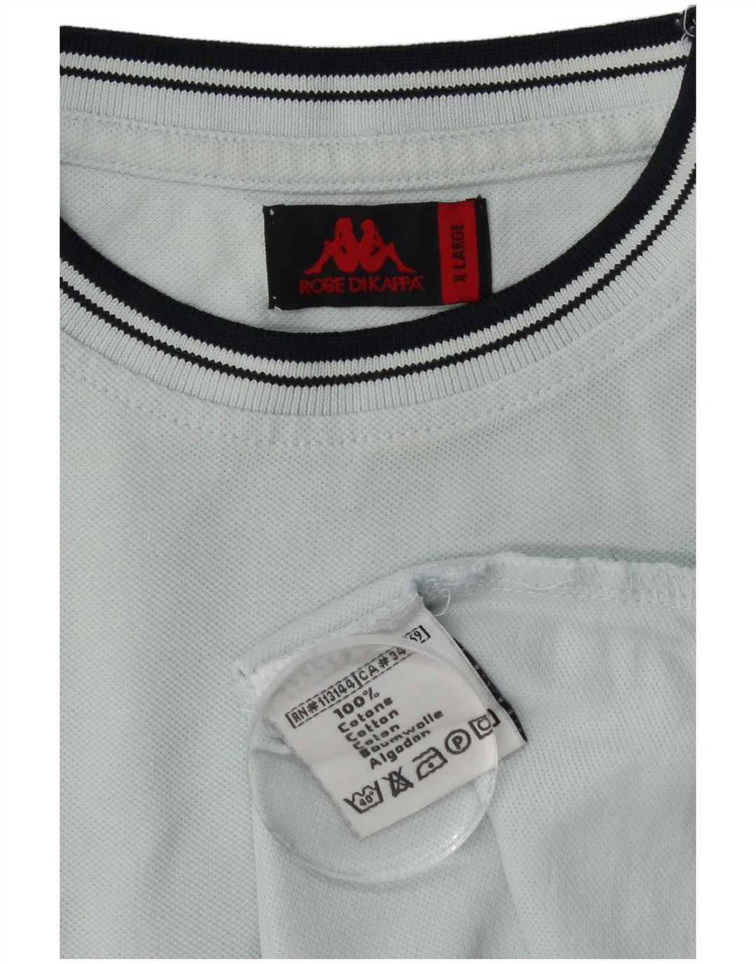 T-shirt da uomo KAPPA Top XL in cotone blu