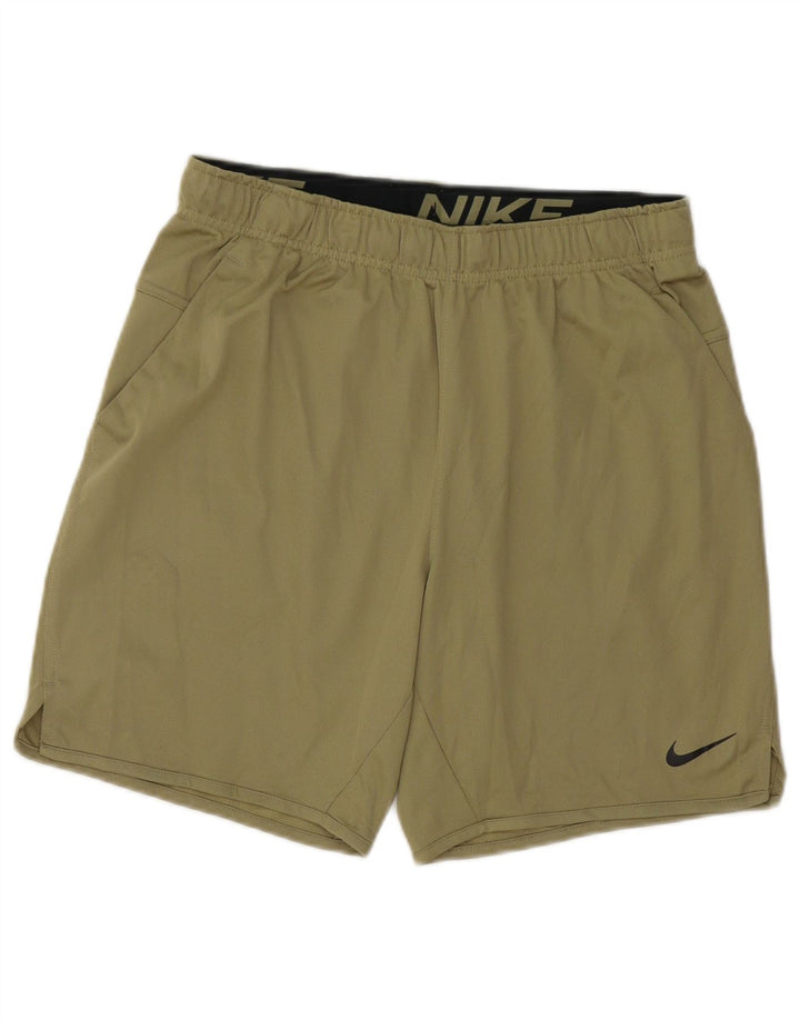 Pantaloncini sportivi Nike Dri Fit da uomo piccoli in poliestere verde