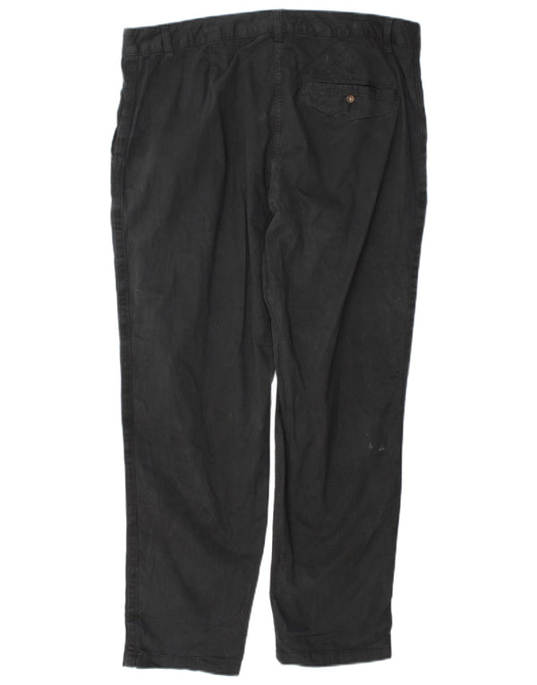 Pantaloni regolari da donna Marks & Spencer UK 16 W38 L29 Cotone nero