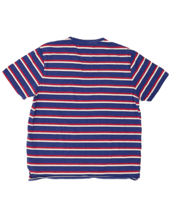 Crew Clothing T-shirt da donna Top UK 18 XL Cotone a righe blu