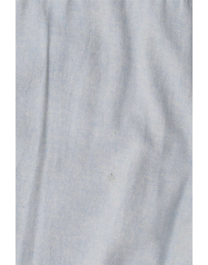 Camicia in flanella da uomo Fat Face, grande lino blu