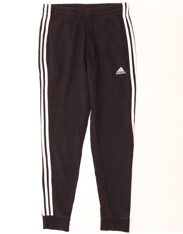 Pantaloni da tuta da donna Adidas Joggers UK 8/10 Small Black Cotton
