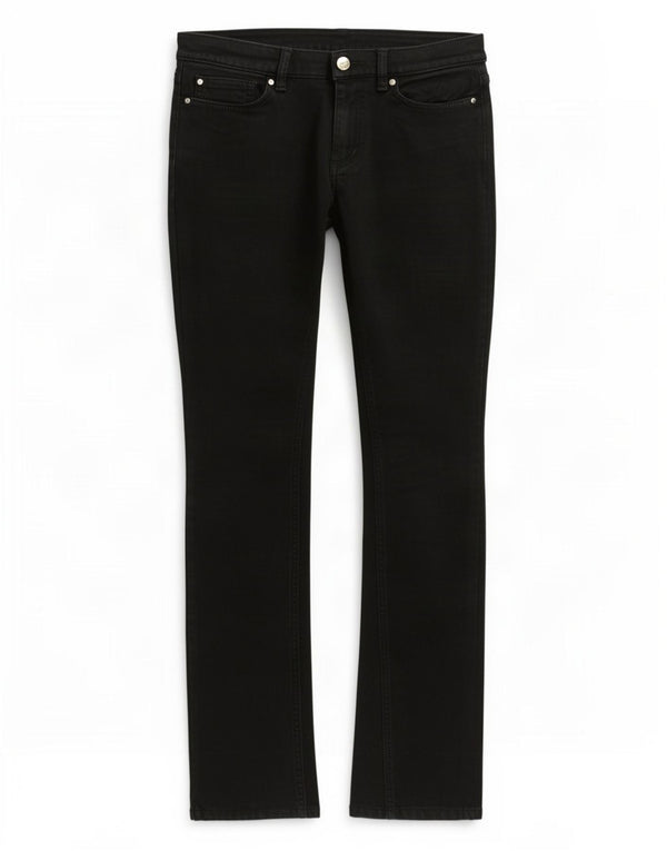 Jeans dritti da donna Marina Yachting W27 L31 cotone nero