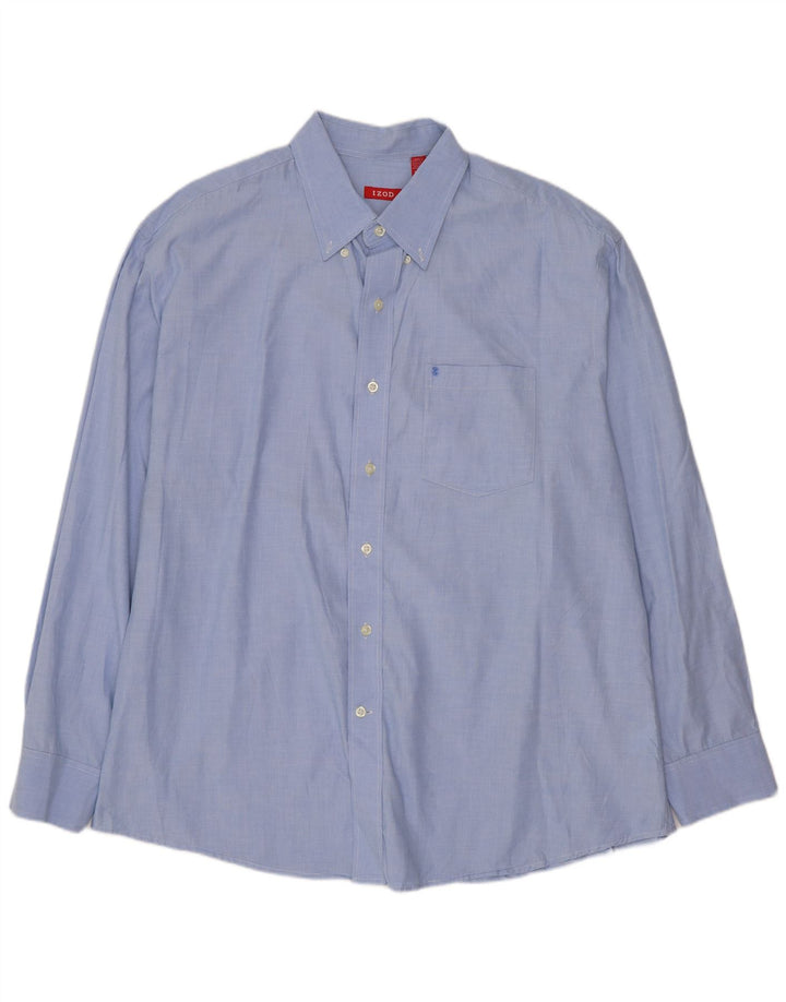 Camicia da uomo IZOD XL in cotone blu