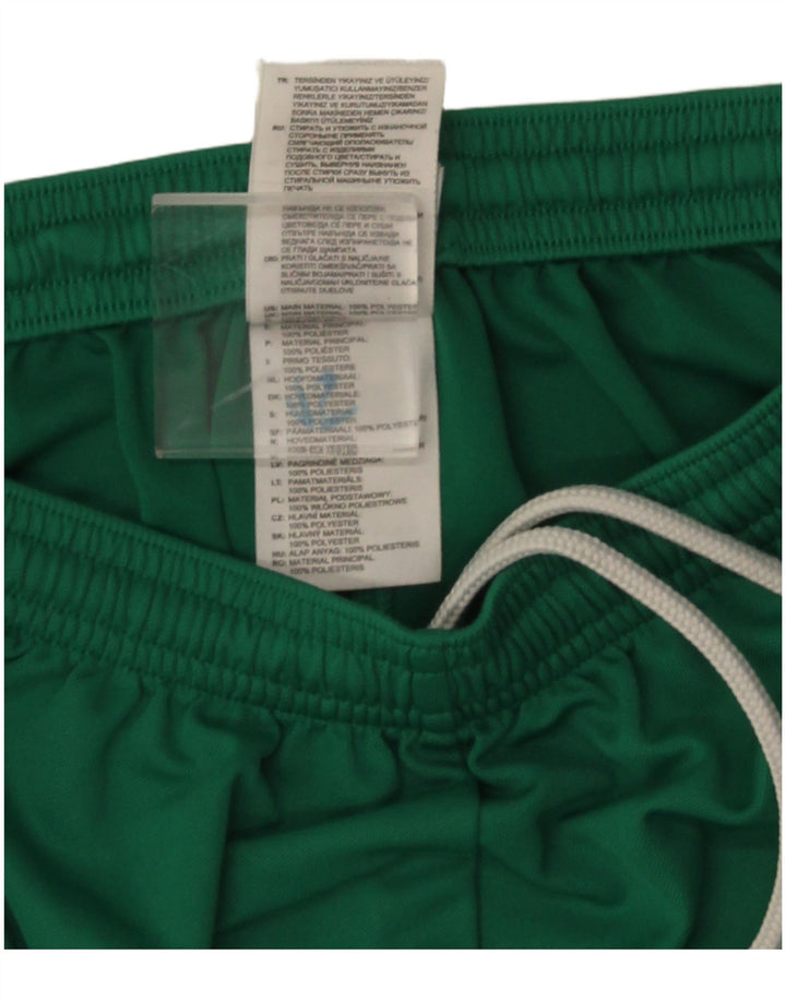 Pantaloncini sportivi Adidas Climalite da uomo in poliestere verde medio