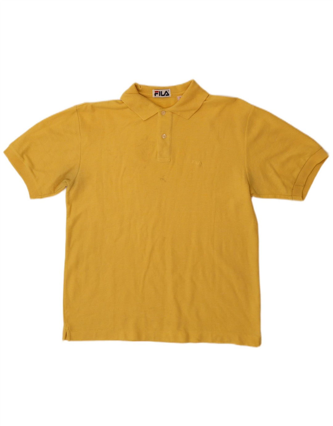 Polo Uomo Fila IT 48 Cotone Giallo Medio