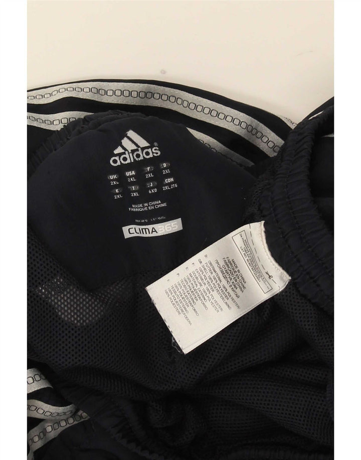Pantaloni da tuta Adidas Climacool da uomo 2XL Blu navy Colourblock