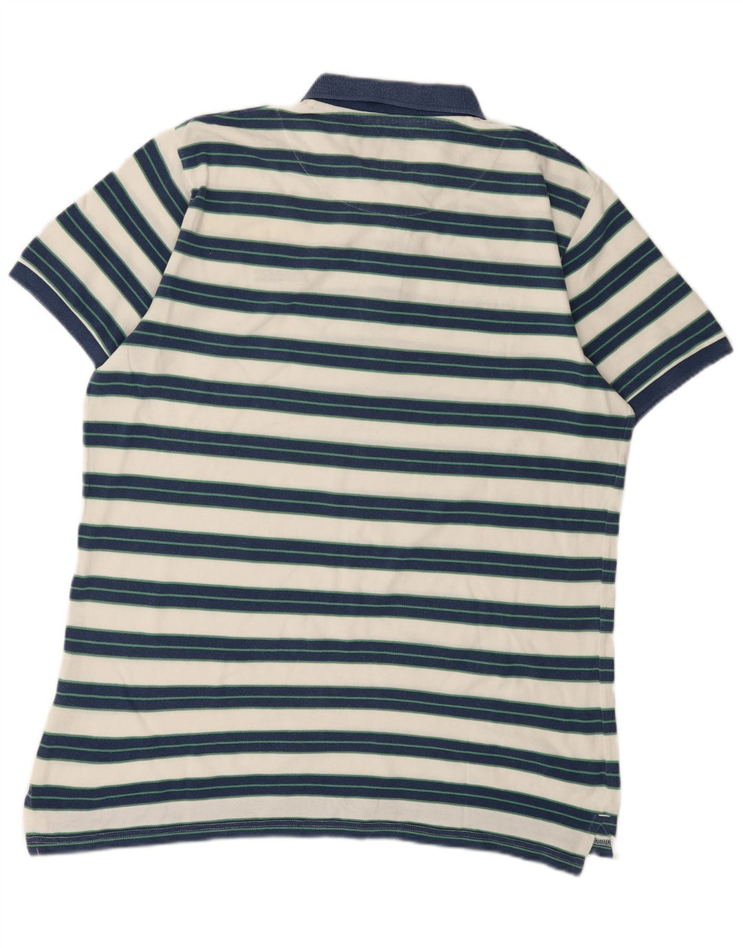 Polo da uomo WOOLRICH XL in cotone a righe blu