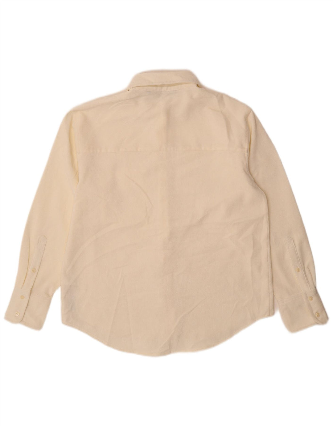 Camicia oversize da donna Zara Oversize UK 10 Small Poliestere bianco sporco
