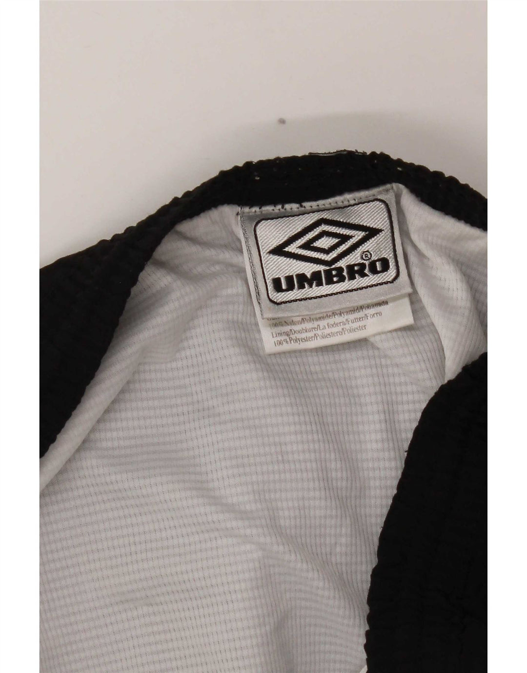 Pantaloncini da bagno Umbro da uomo grandi in poliestere nero