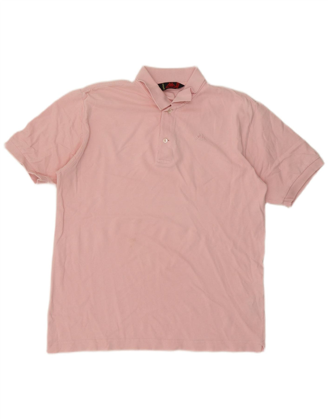 Polo Kappa Uomo Large Rosa In Cotone