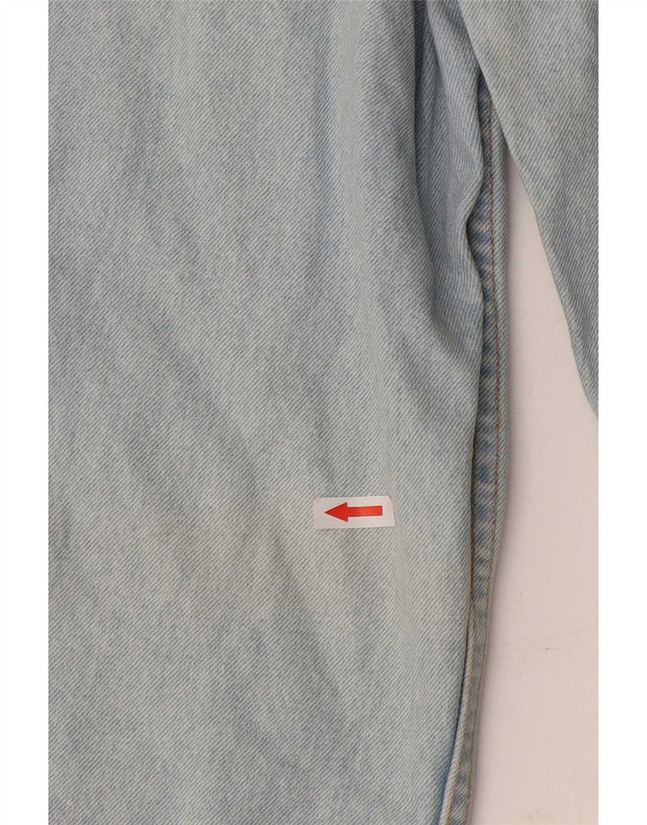 Jeans dritti da uomo di marca W30 L32 in cotone blu