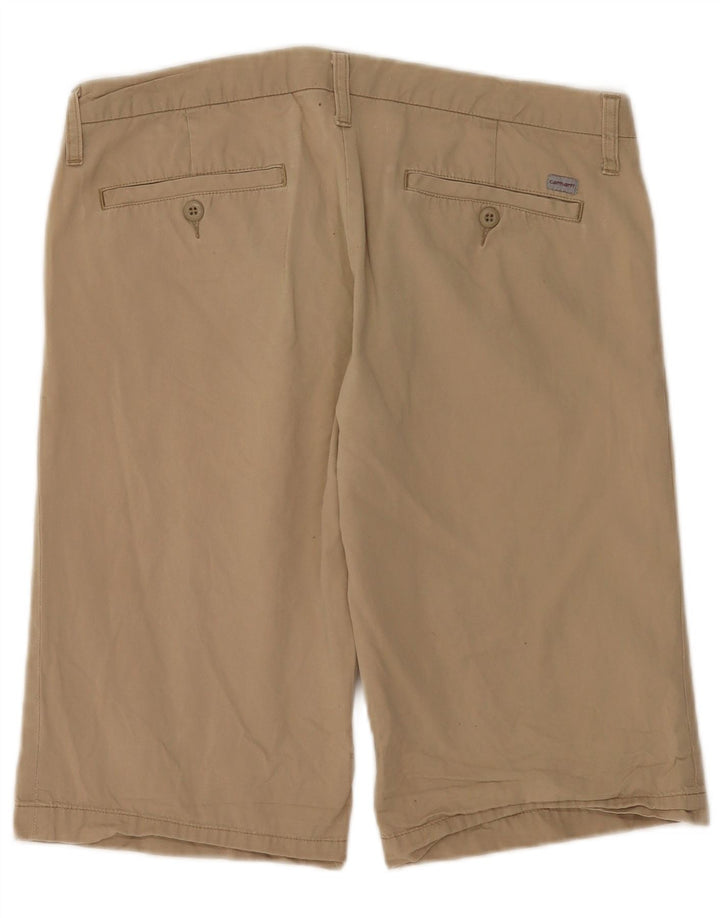 Pantaloncini chino da uomo Carhartt W32 cotone beige medio
