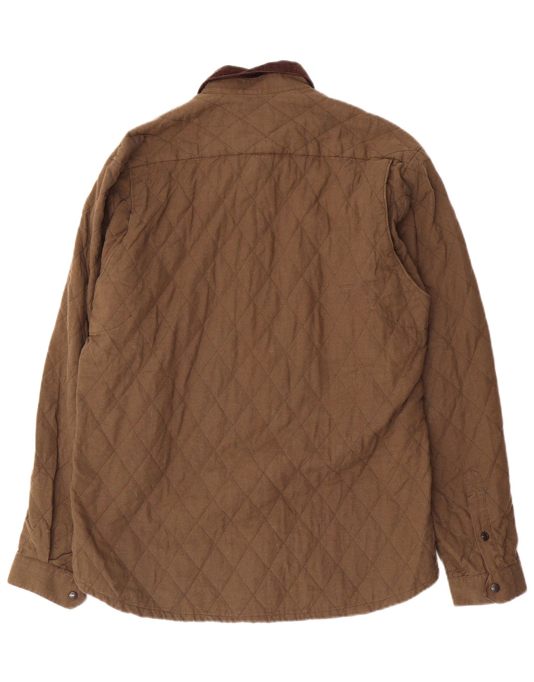 Giacca trapuntata da uomo Barbour UK 40 grande cotone kaki