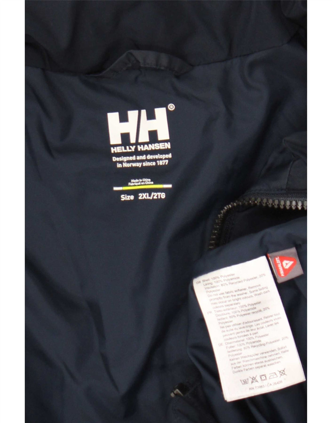 Giubbotto bomber da uomo Helly Hansen UK 44 2XL poliestere blu navy