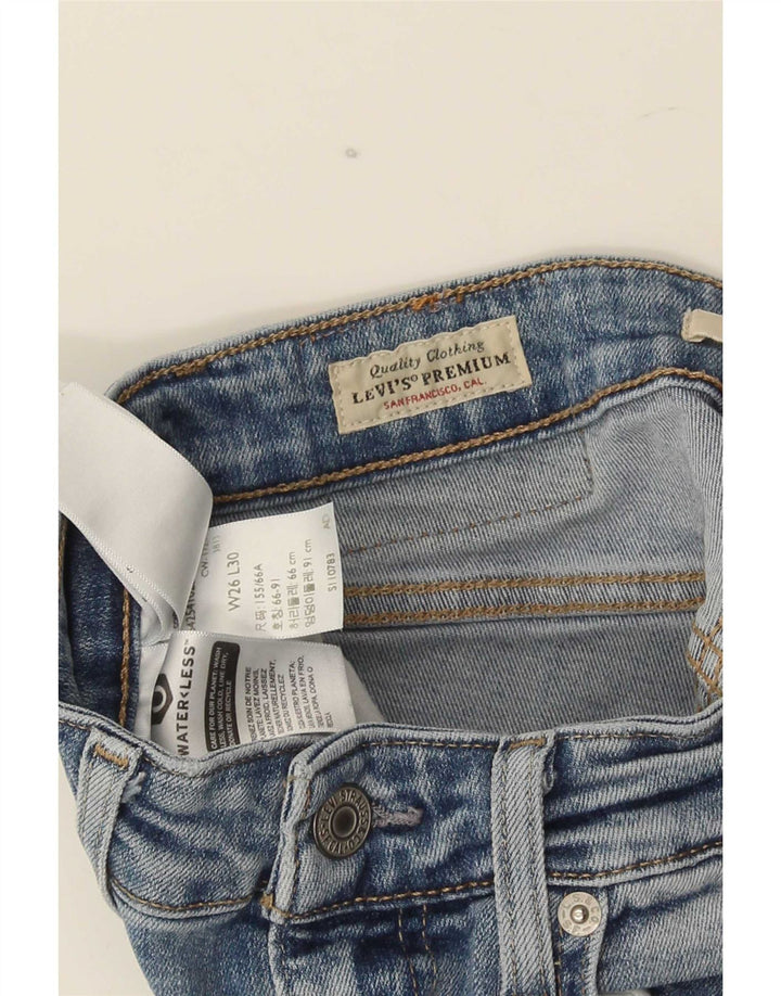Jeans Levi's da donna 726 svasati W26 L30 cotone blu