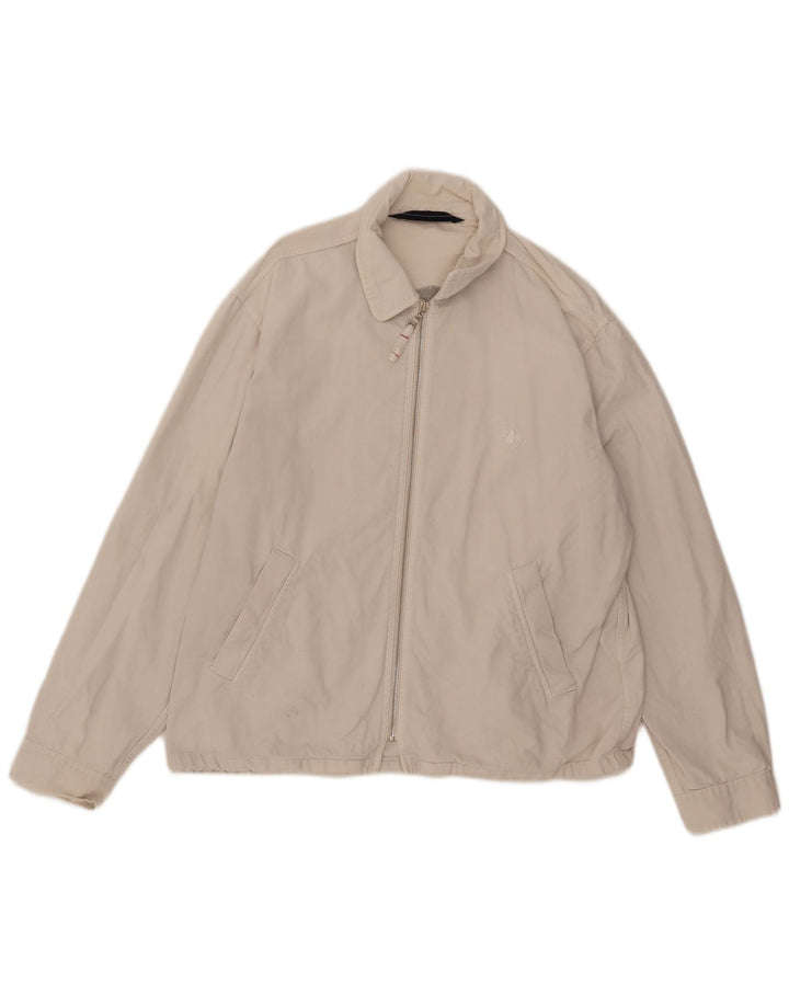 Bomber grafico da uomo Murphy & Nye UK 40 grande cotone beige