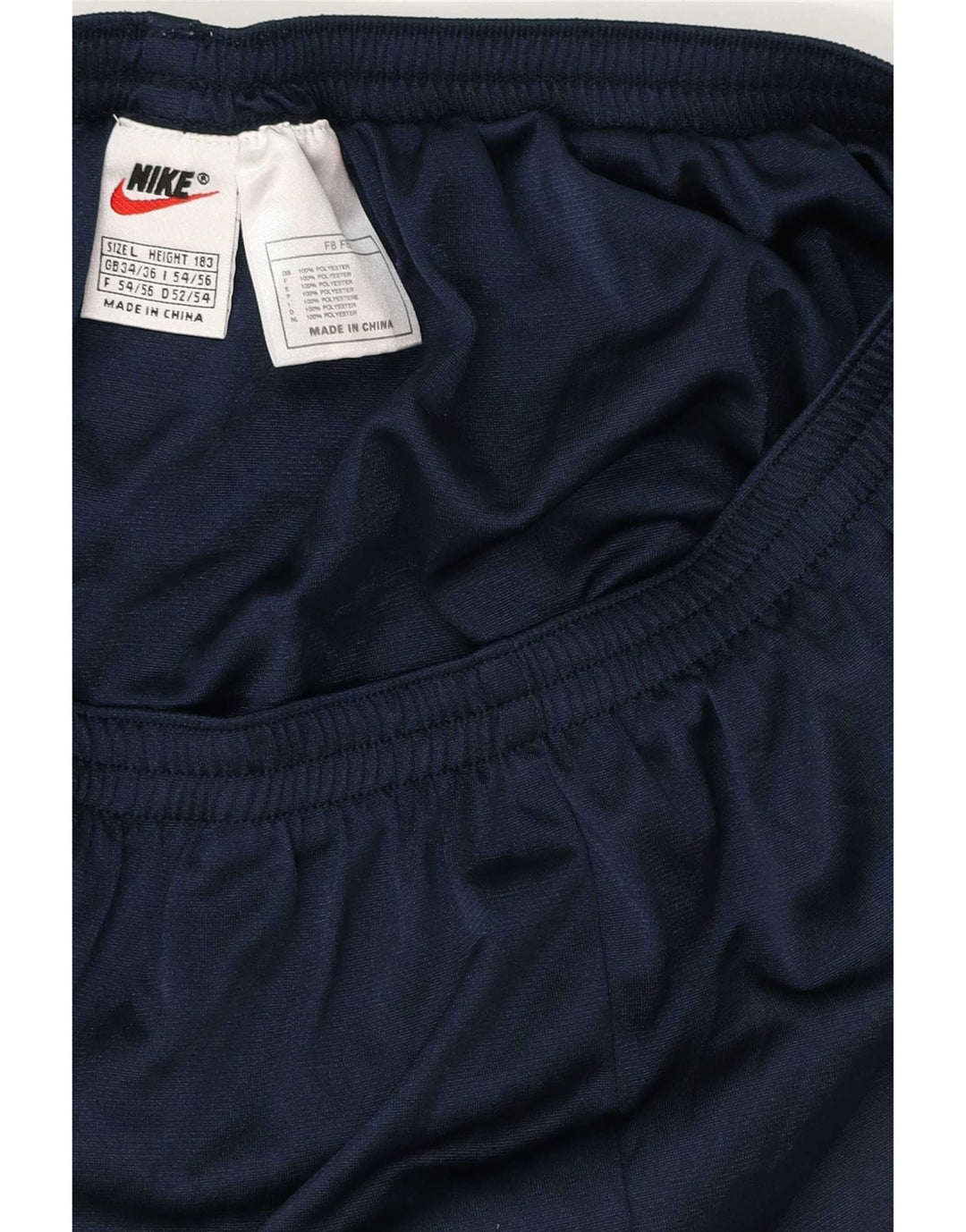 Pantaloncini sportivi da uomo Nike Large in poliestere blu navy