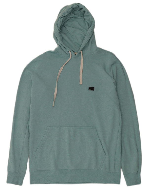 BILLABONG Mens Hoodie Jumper Medium Blue Cotton