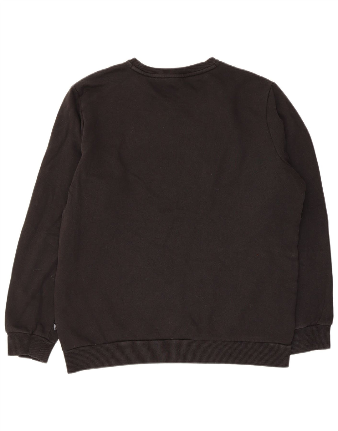 Felpa da uomo Puma Maglia media in cotone nero
