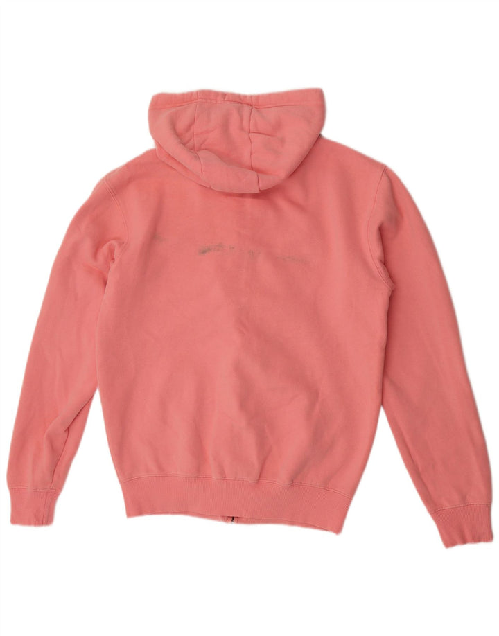 Maglione con cappuccio e zip da donna Ellesse UK 12 Cotone rosa medio