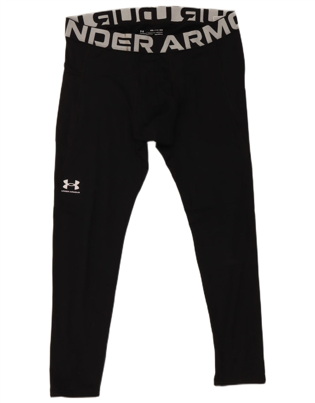 Leggings grafici da uomo UNDER ARMOUR Cold Gear 2XL poliestere nero