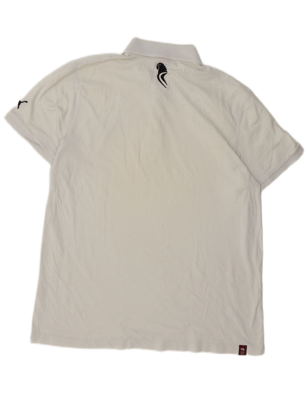 Polo da uomo Puma XL in cotone bianco