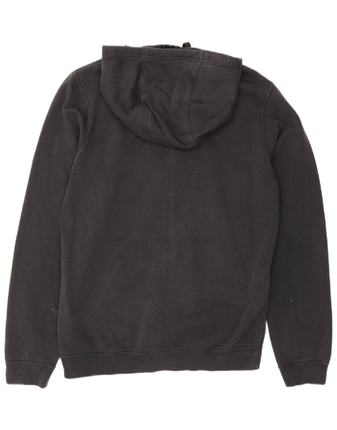 Felpa con cappuccio e zip Nike da uomo piccola in cotone nero
